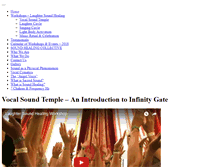 Tablet Screenshot of laughtersoundhealing.com